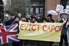 Earls Court protestors