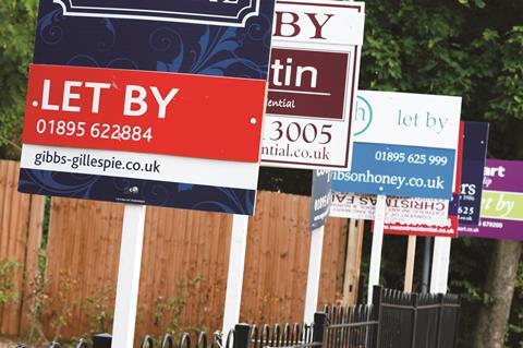 Rent signs