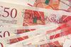 Money £50 notes
