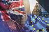 Brexit: UK flag and EU flag
