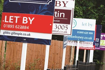 Rent signs