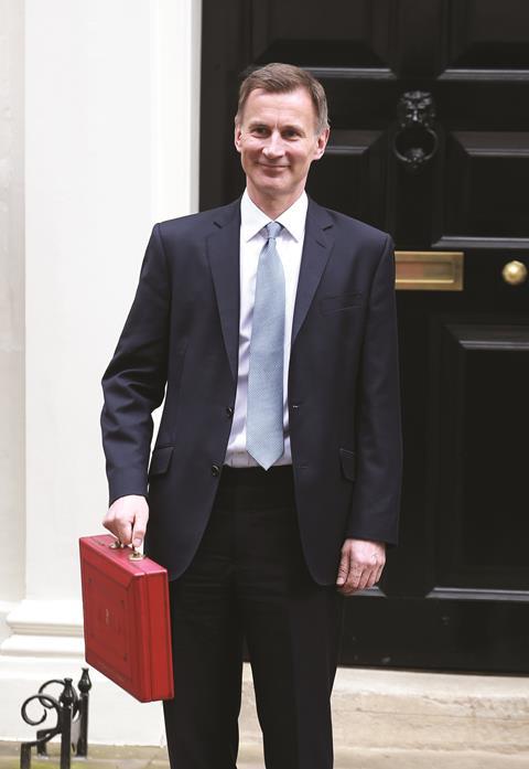 Jeremy Hunt Budget briefcase shutterstock_2275392711 Fred Duval